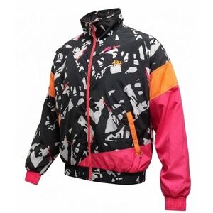 VTG 80s/90s NIKE Elite Color Block Colorful Windbreaker Track Jacket S Full Zip